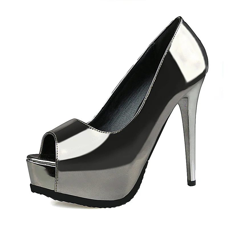 Ou Mo brand 11cm High heels women?s sandals Thick bottom Waterproof platform 4.5cm Sexy nightclub Female Heightening shoes Ou Mo brand 11cm High heels women?s sandals Thick bottom Waterproof platform 4.5cm Sexy nightclub Female Heightening shoes