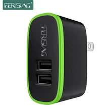 FERISING USB зарядное устройство 5 В 2.1A полностью быстрое зарядное устройство США ЕС зарядное устройство USB для путешествий настенный мобильный телефон настольное зарядное устройство для iPhone/samsung