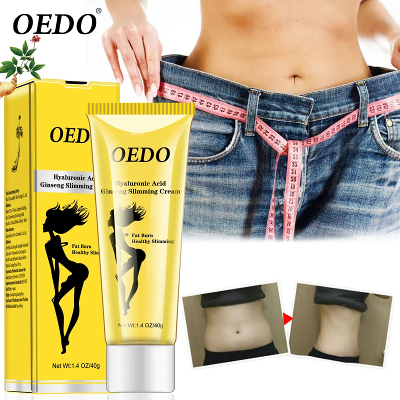

OEDO Hyaluronic Acid Ginseng Essence Weight Loss Cream Hand Leg Waist Fat Burning Effective Body Sculpting 40g