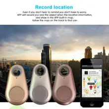 Bluetooth мини gps трекер анти-потеря сигнализации удаленный искатель устройство Pet Детский ключ