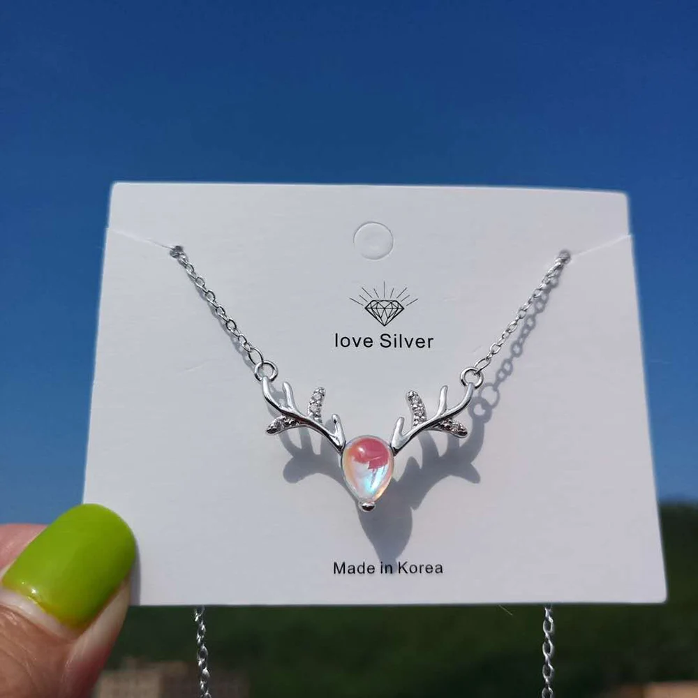 moonstone elk chokers necklaces (8)