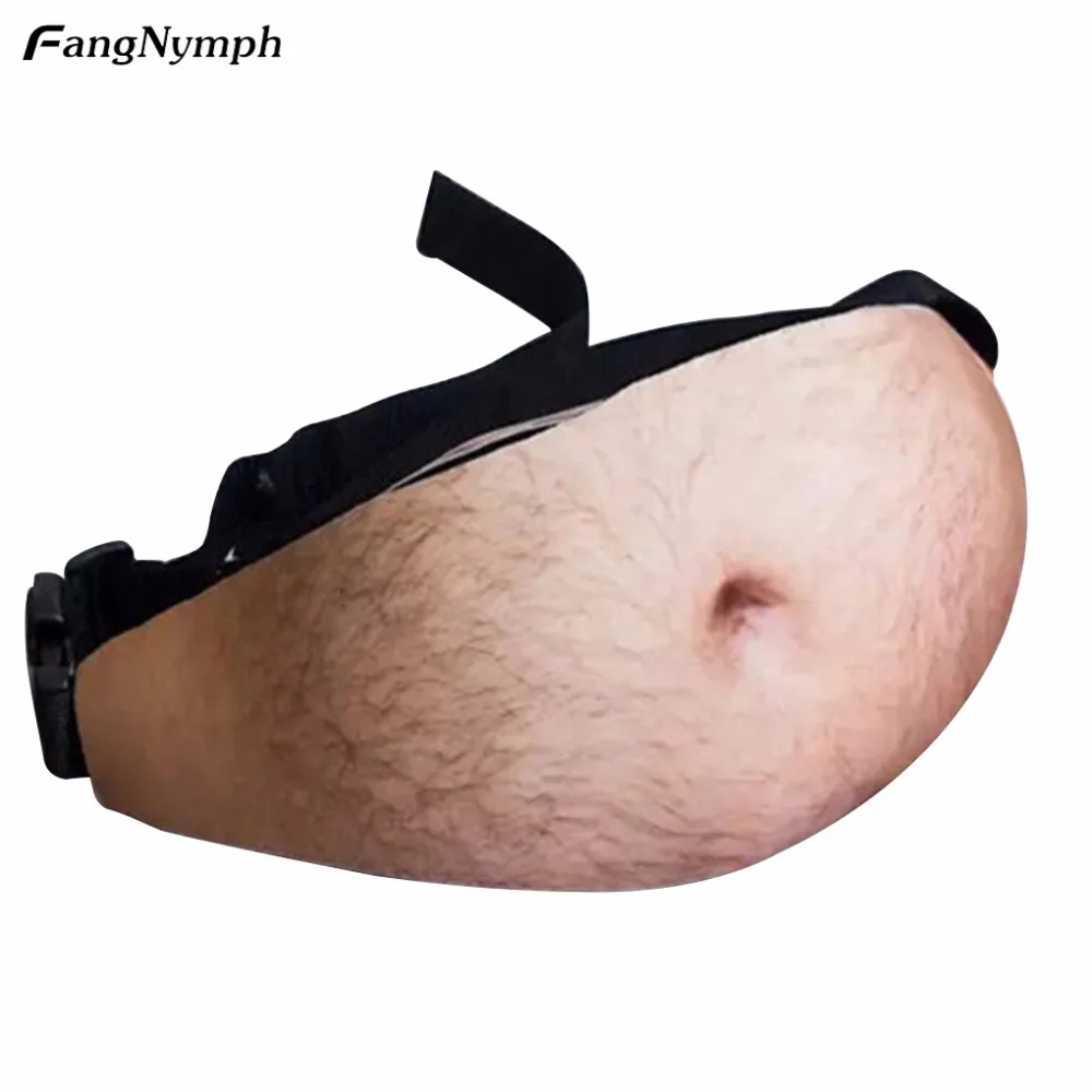 

Anti-thief Invisible Beer Belly Bag Men Zipper Belly Waist Bag Adjustable Belt Waist Bag