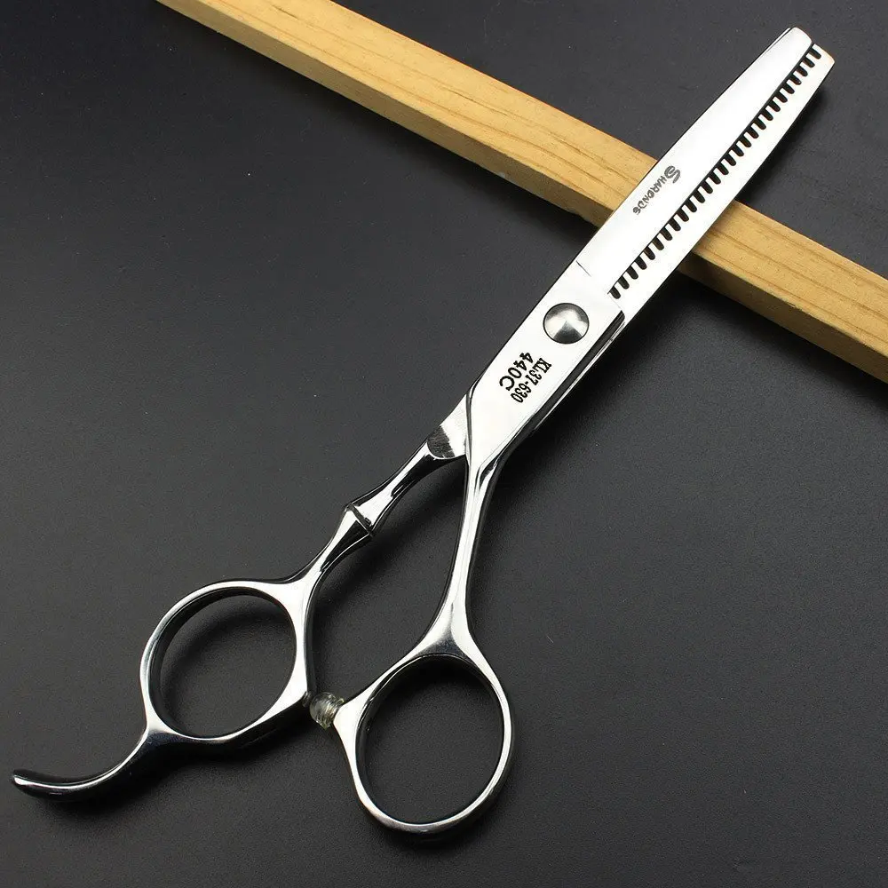 Sharonds 6-inch высокое качество Нержавеющая сталь Профессиональная парикмахерская стрижка ножницы бритва набор истончение волос режущие