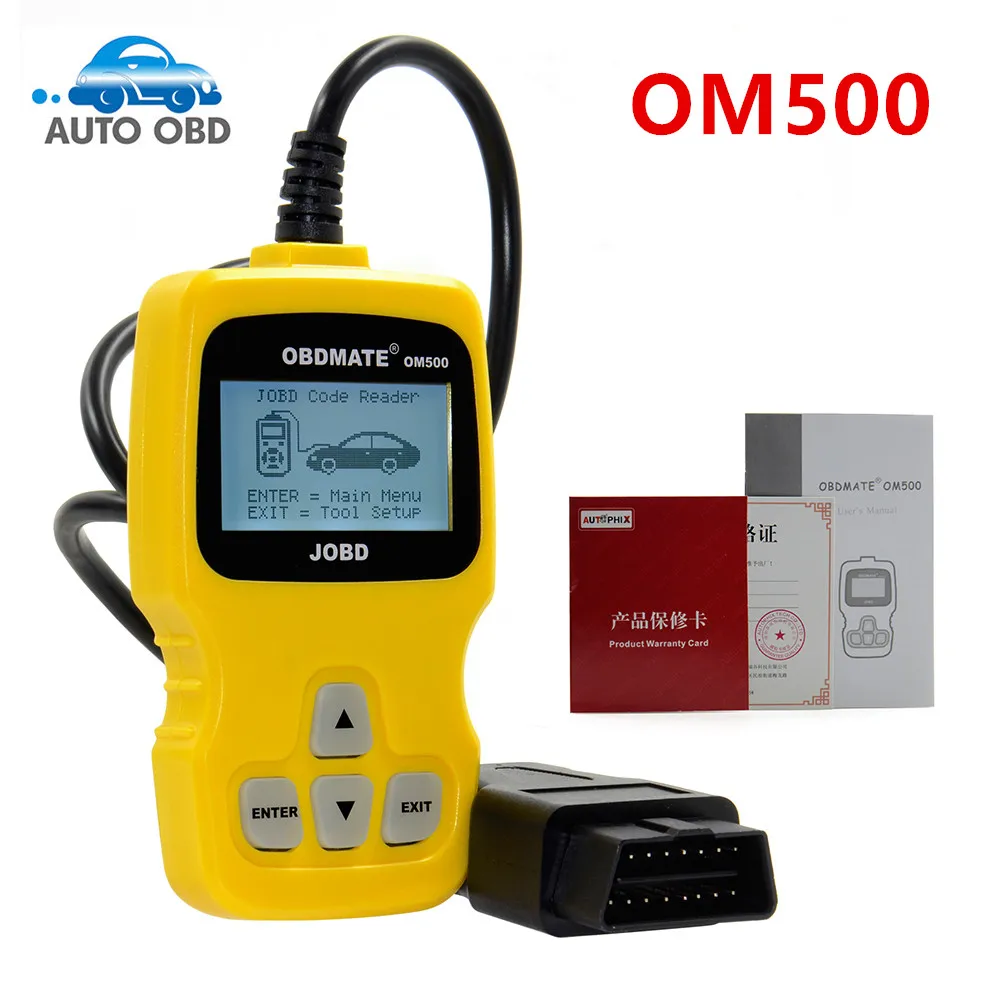 Цена за 5 шт. OBD2 код читателя s инструменты сканирования OBDMATE OM500 JOBD OBDII EOBD Code Reader для Toyota/Honda/daihatsu /Subaru диагностический сканер Цена за 5 шт. OBD2 код читателя s инструменты сканирования OBDMATE OM500 JOBD OBDII EOBD Code Reader для Toyota/Honda/daihatsu /Subaru диагностический сканер