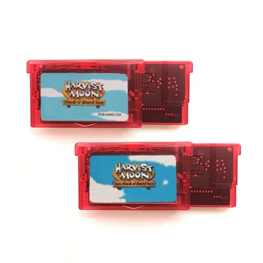 

Harvest Moon More Friends of Mineral Transport Red Shell for 32 Bit Video Game Cartridge Console Card Handheld Player