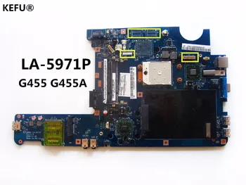 

KEFU For Lenovo G455 G455A Laptop Motherboard Main board NAWA1 LA-5971P DDR2 Full Tested Free Shipping