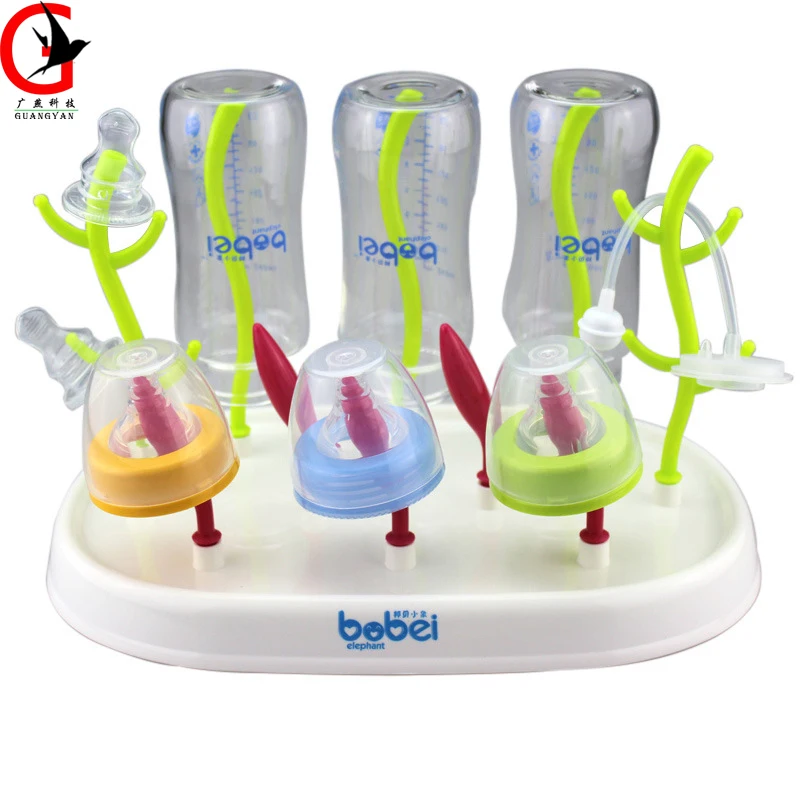 Baby tree bottle dry rack feeding bottle storage holder baby nursing