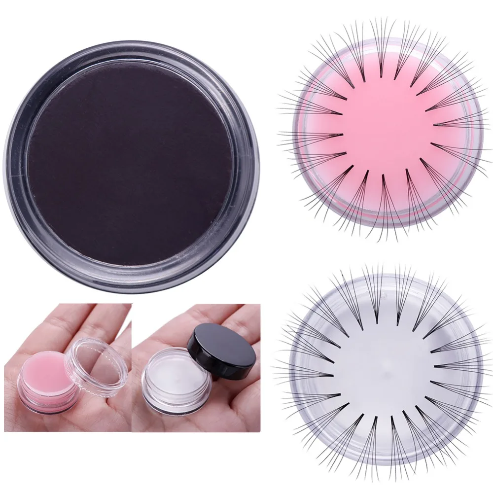 1PCS Adhesive Glue Holder Pallet Silicone Eyelash Extension Stand Eye Lash Beauty Makeup Tools