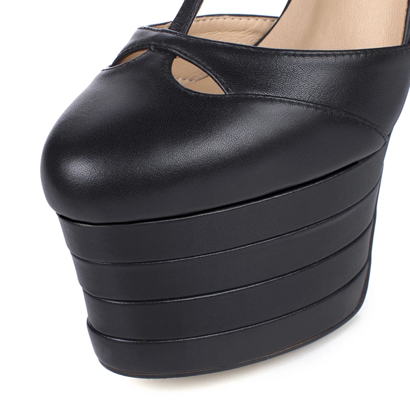 Arden Furtado/ г. Летняя Модная стильная женская обувь женские босоножки из натуральной кожи с Т-образным ремешком на высоком каблуке 15 см