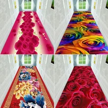 Новые креативные ковры для прихожей, прихожей, фланелевые 3D коврики с цветочным принтом для двери, пола, гостиной, кухни, ванной комнаты