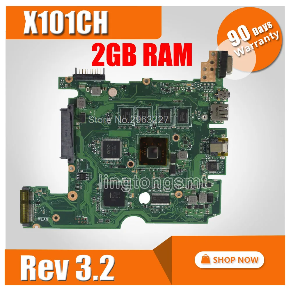 X101CH اللوحة REV3.2/2.3 2 GB RAM ل ASUS X101CH اللوحة المحمول X101CH اللوحة X101CH اللوحة اختبار 100% موافق