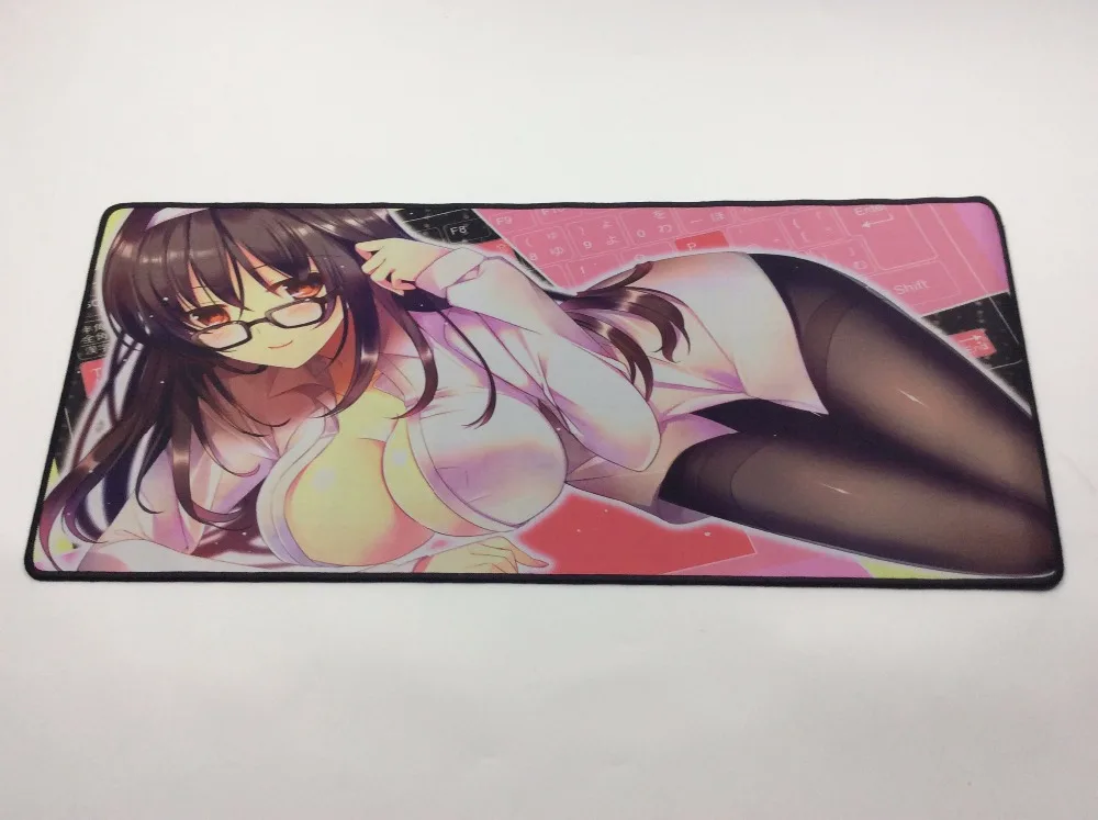 Mairuige Sexy Black Stockings Anime Free Shipping Non-slip Durable Fashion Computer  Large Overlock Gaming Mouse Pad 900*400*2mm