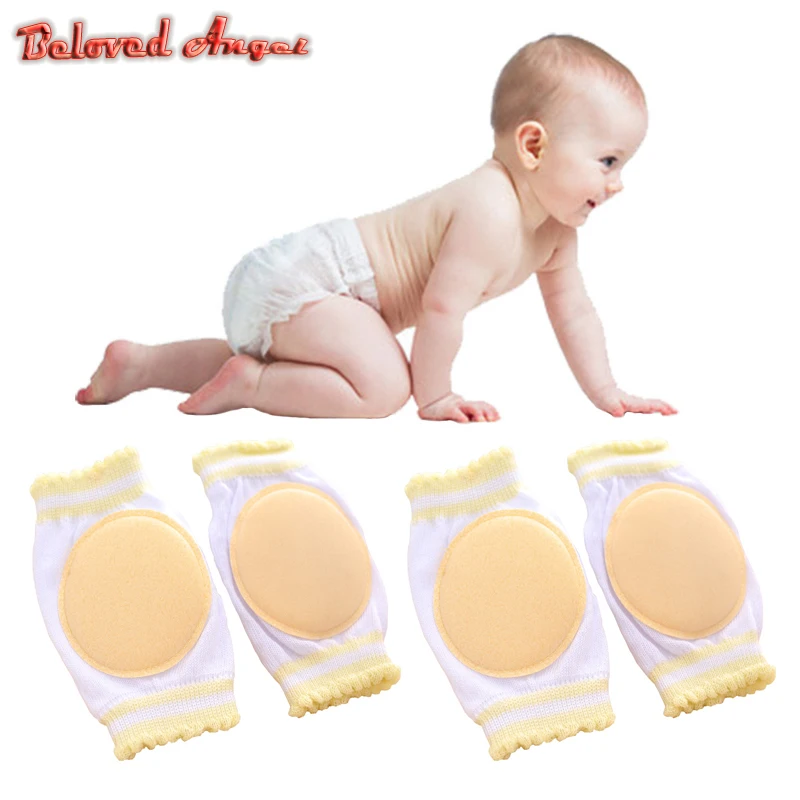 1 Pair Infant Toddler Knee Pads Anti Slip Crawling Safety Harnesses Leashes Anti Slip Crawling Accessory Baby Knees Protector