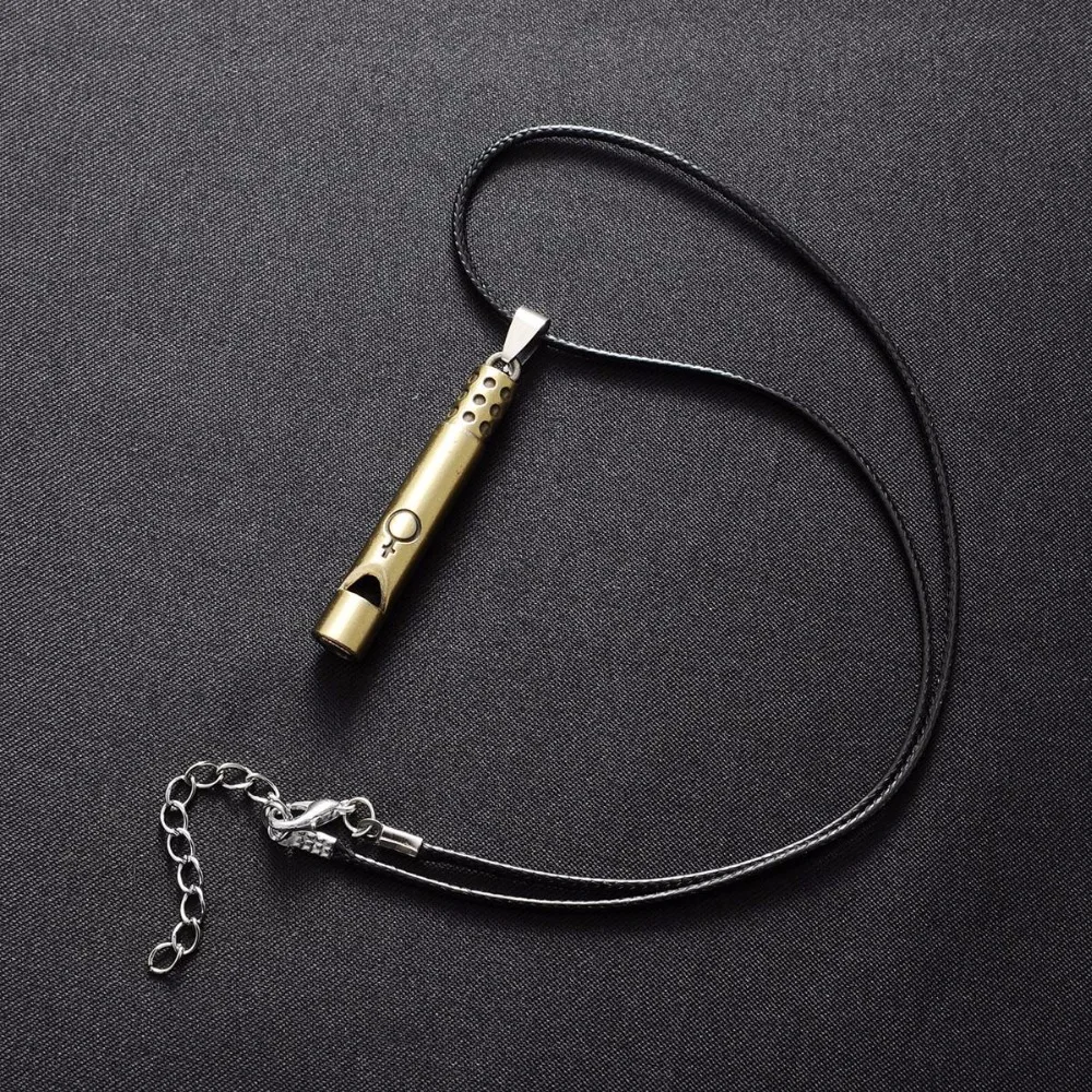 Модное мужское ожерелье чокер с подвеской в виде свистка|fashion choker|whistle necklacefashion