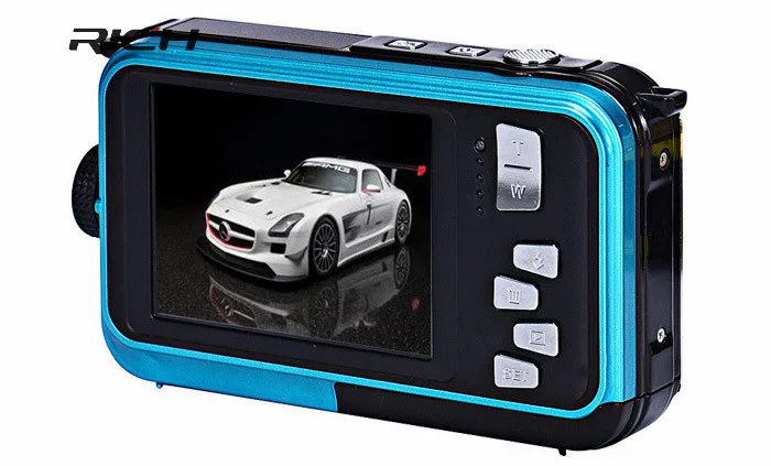 US $456.00 10pcs H268 Digital Camera 5MP CMOS Double Screen Waterproof Camera Max 24MP 16 Times Digital Zoom DHL Shipping