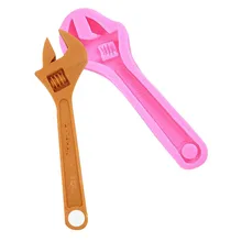 Молд ручной работы Мультфильм Механический инструмент гаечный ключ силиконовая форма для выпечки пирожных украшения торта инструменты ручной работы формы для торта