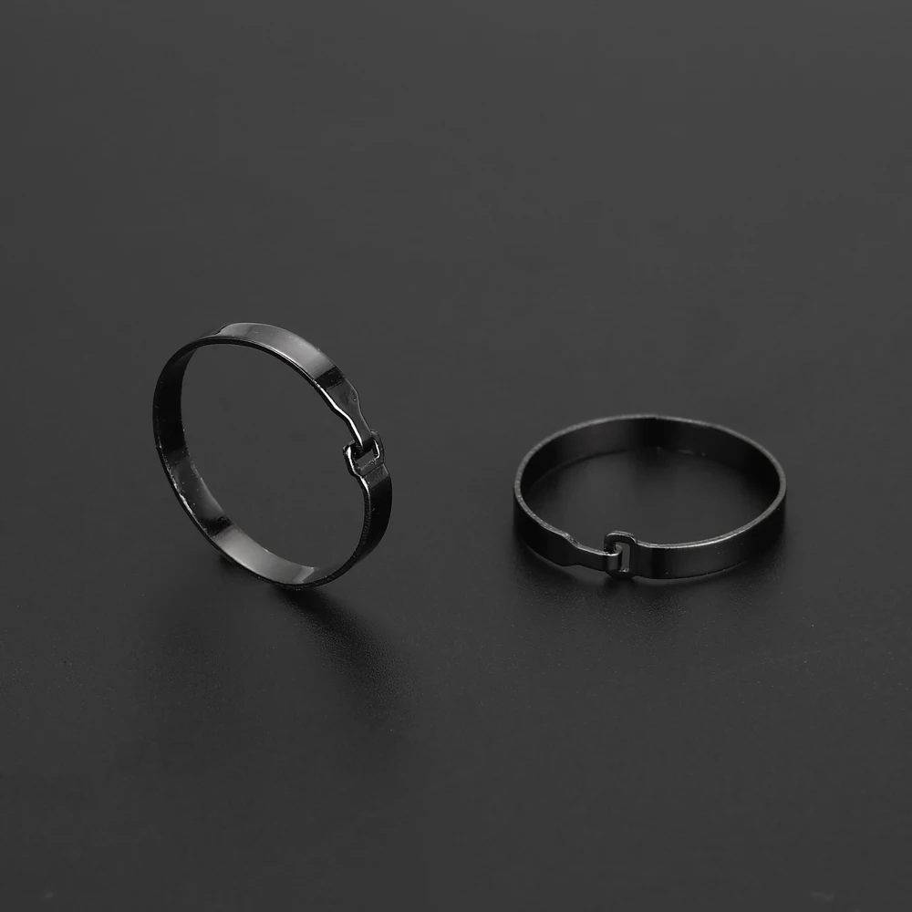 5Pcs 20/30mm Metal Ring Binder Loose Leaf Book Hinged Rings Black Keychain Album Scrapbook Craft Circle Photo Album Split metal ring binder,metal binder ring,book binding supplies