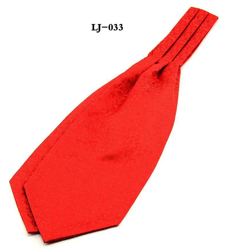 SHENNAIWEI Пейсли аскотский галстук-платок мужской Пейсли Галстук Жаккард самостоятельно галстук Свадьба Gravata - Цвет: LJ033