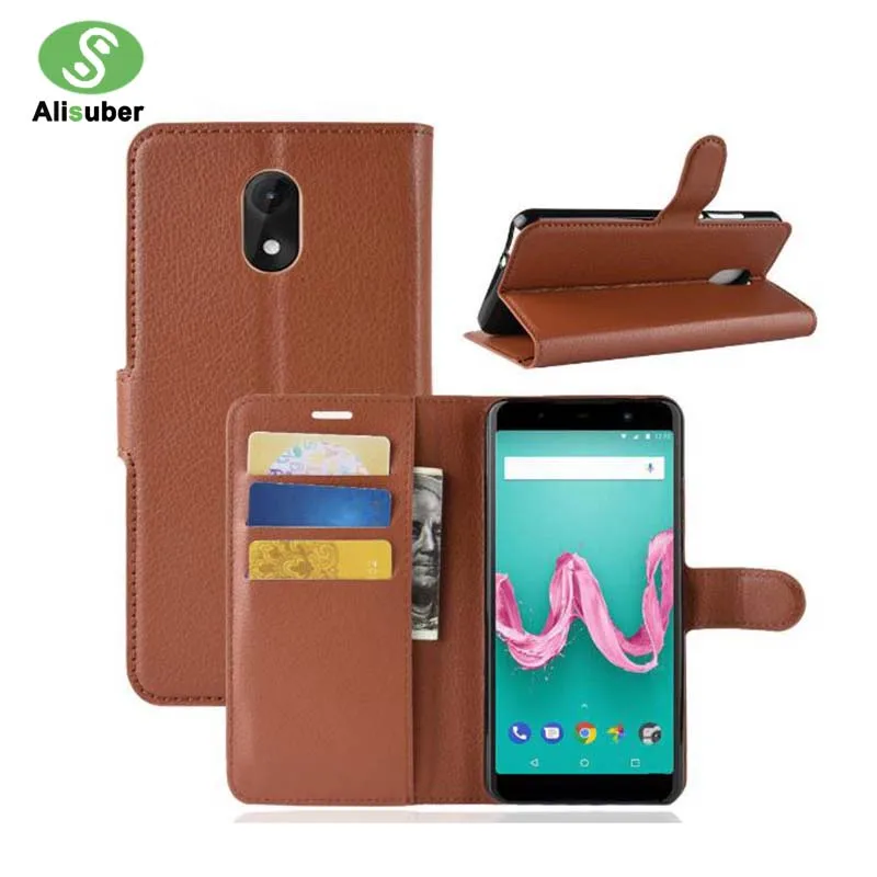 Alisuber PU кожаный чехол для Wiko Lenny 2 3 винтажный кошелек Подставка держателя карты 5 4
