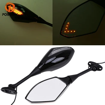 

POSSBAY Motorcycle Rear View Side Mirror Motorbike Accessories Mirrors for Honda CBR600RR CBR1000RR 2004 2005 2006 2007 2008