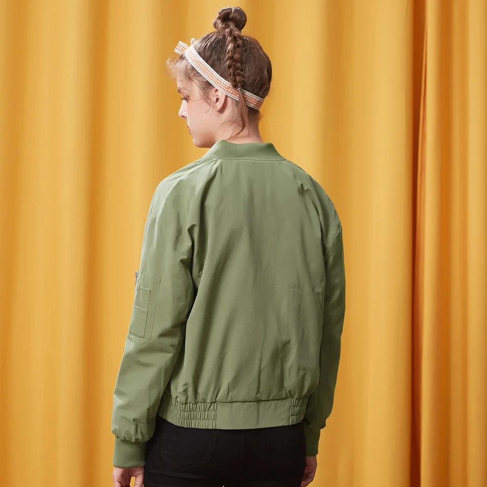 discount Metersbonwe short coat women chic aviator jacket student baseball jacket fashion