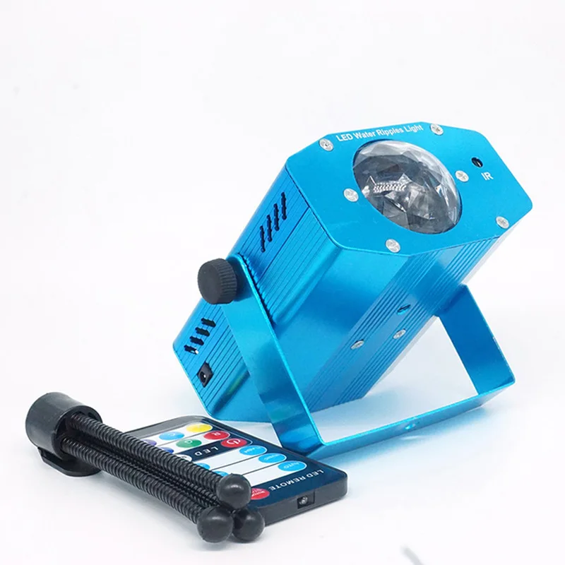 

Ocean Wave Projector Lamp LED Disco Stage Light Aluminium Alloy Remote RGB Party Lighting Show Laser Home Entertainment
