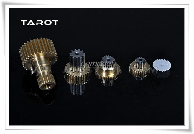 Tarot TL2301-06 GS-T9257MG Metal Gear Kit Tarot 450 parts Free Shipping with Tracking tarot tl50130 500 flybarless metal linkage rods tarot 500 parts free shipping with tracking