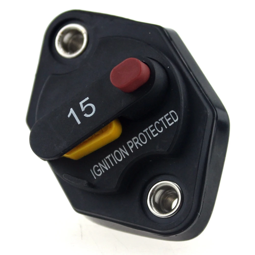 32V DC 15 AMP Car Truck RV Bus Ship T3 Manual Reset Circuit Breaker Mid