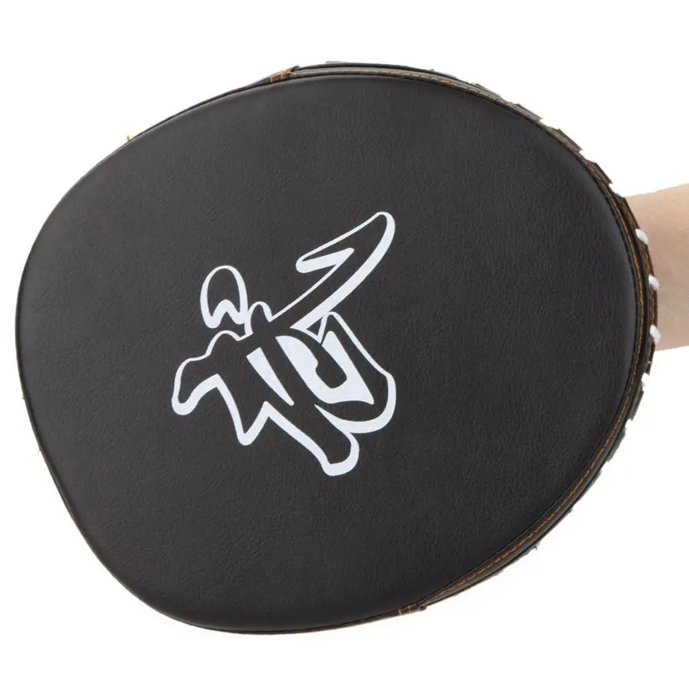 JHO-PU боксерская рукавица тренировочная мишень фокусировка ударная накладка перчатка Муай Тай Санда удар ММА тхэквондо черный+ белый