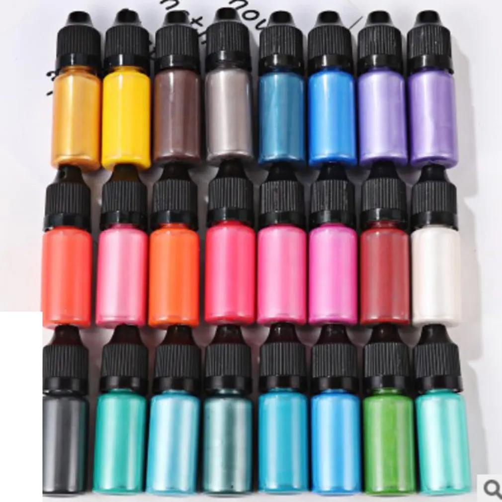 

Handmade Crystal Epoxy Uv Resin Glue Color Pearlescent Coloring Dye Colorant Pigment Handmade Craft Art Tool dropshipping