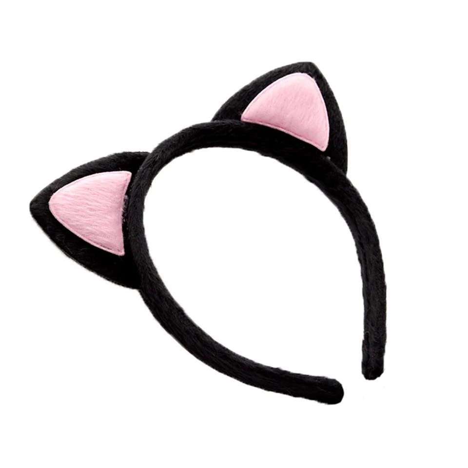 Girls Cat Ears Hairband Plush Hair Bands for Women Explosion Popular