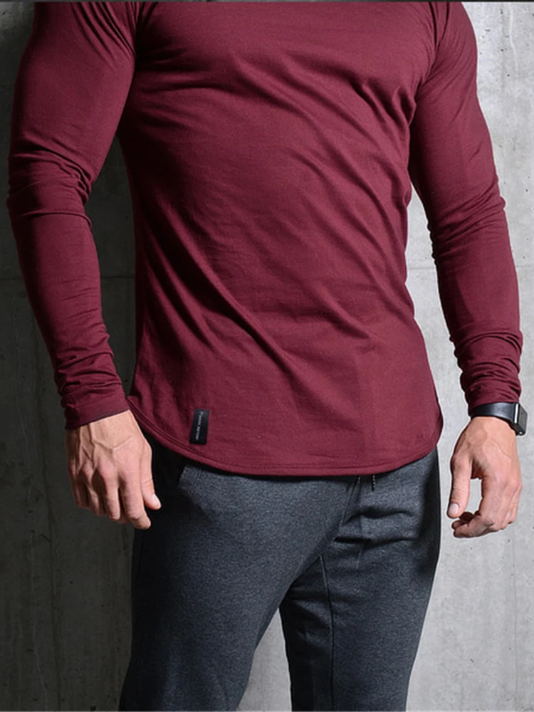 GYMOHYEAH 2018 Autumn Fashion Men's Fashion Casual Concise streetwear O-Neck Long Sleeve basic Slim fit T Shirt men clothing GYMOHYEAH 2018 Autumn Fashion Men's Fashion Casual Concise streetwear O-Neck Long Sleeve basic Slim fit T Shirt men clothing