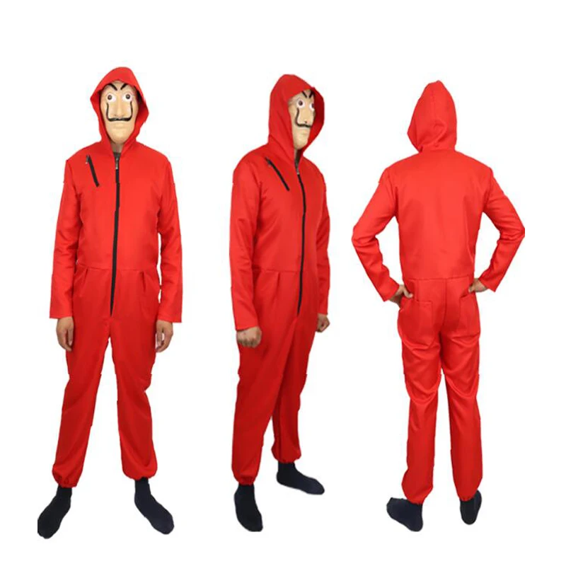 Salvador Dali Cosplay Costume La Casa De Papel Face Fancy Party Halloween Costume For Kids Adult Women and Men -