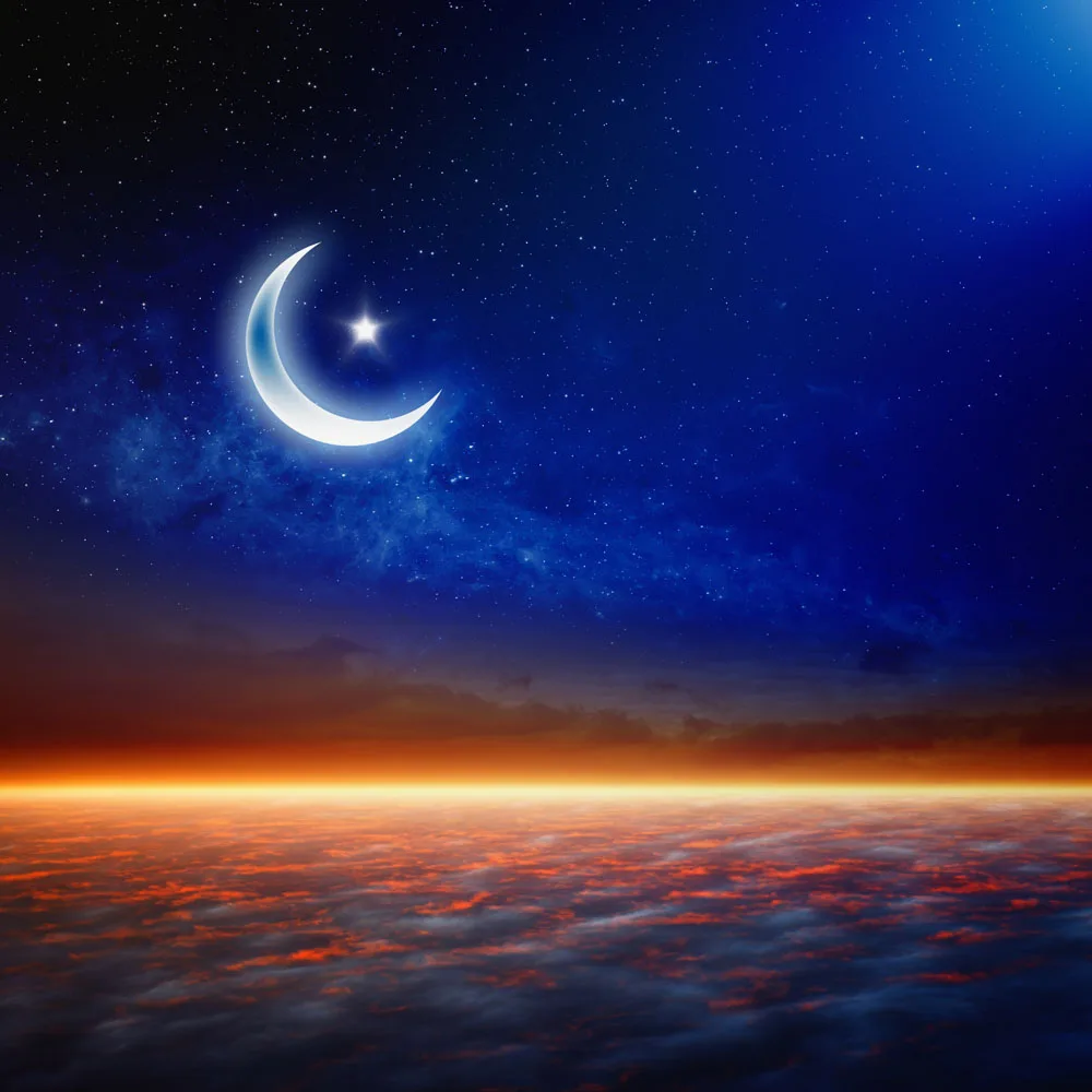 

10x10ft Vinyl Custom Photography Backdrop Prop Moon Theme Photo Studio Background TYL-033