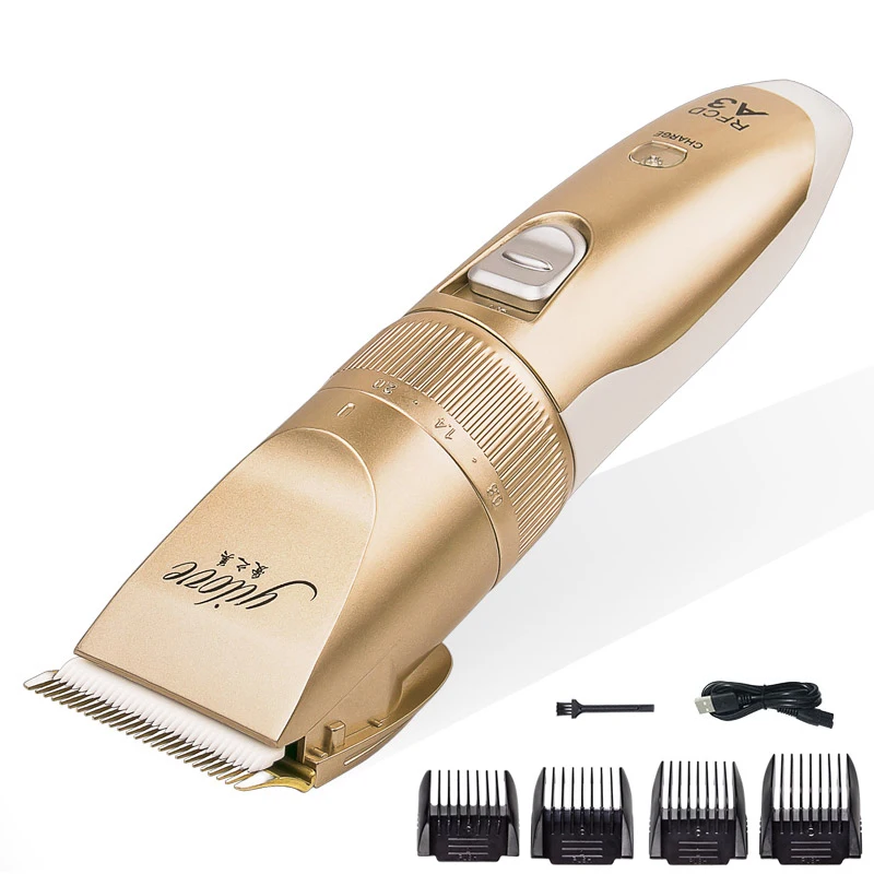 Electric Rechargeable Hair Clipper Ceramic Blade Hair ...