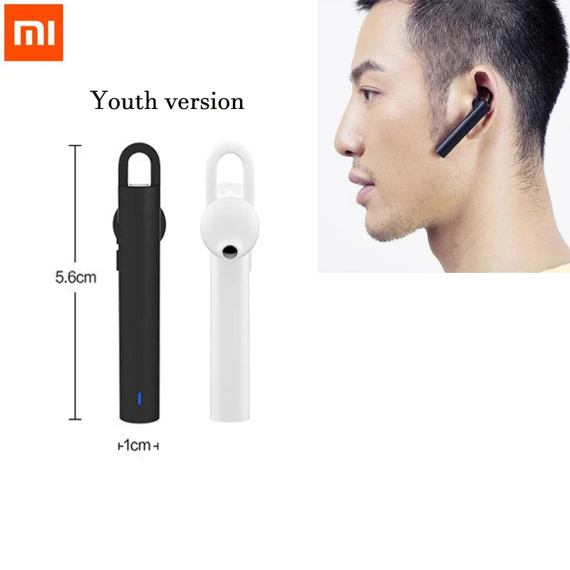 Original Xiaomi Bluetooth Earphone Youth Edition Headphones Wireless Bluetooth 4.1 Headset Support Volume control, song switch 