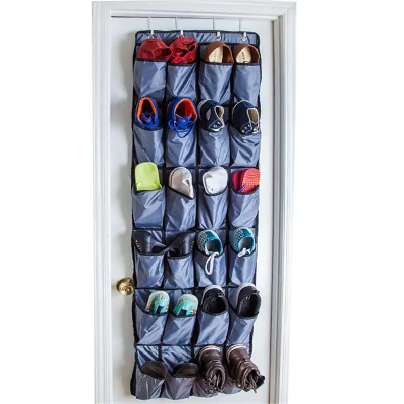 Buy Over the Door Shoe Organizer 24 Large Pockets Hanging Shoe Organizer with