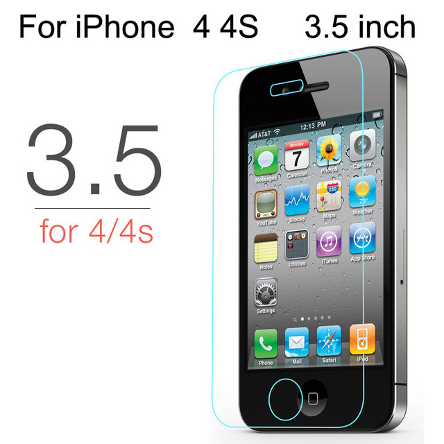 Pieces Tempered Glass For iPhone XS MAX XR 4 4s 5 5s SE 5c Screen Protective Film For iPhone 6 6s 7 8 Plus X Glass Protector