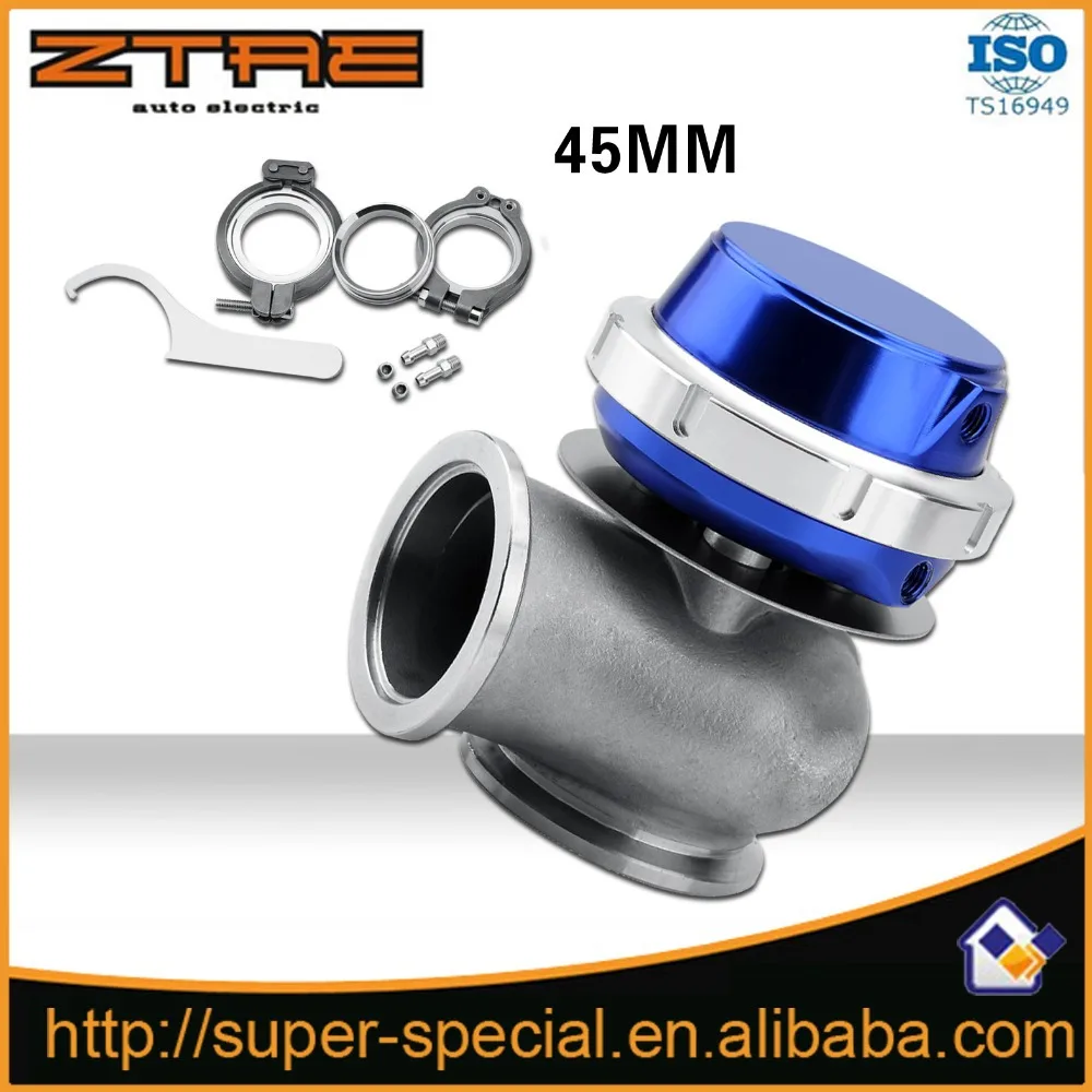 Wastegate 45mm external Wastegate universal for all vehicle adjustable pressurein Turbo