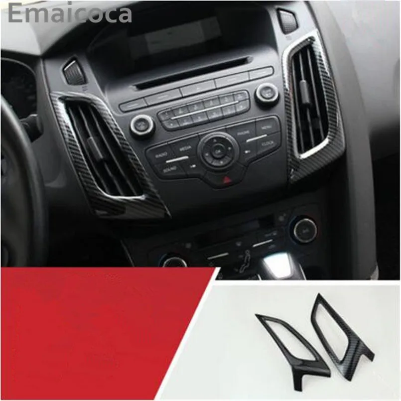 Emaicoca Car-Styling review mirror key cover air vent steering wheel Decorative Cover trim case For Ford Focus 3 2015-2018 | Автомобили и