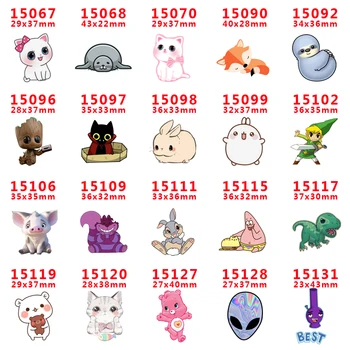 

DIY Craft Supplies cartoon character flat back planar resins 30 pieces. PR-15067-15131