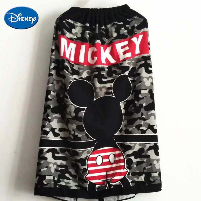Disney-Black-Mickey-Minnie-Mouse-Swimming-Bath-Skirt-Beach-Towel-Bath-Towel-Large-Bath-Towel-Soft