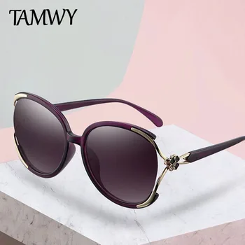 

TAMWY BRAND DESIGN Luxury Women Polarized Sunglasses 2019 Lady Sun glasses Female Rhinestone Temple Shades Eyewear UV400 TP1384