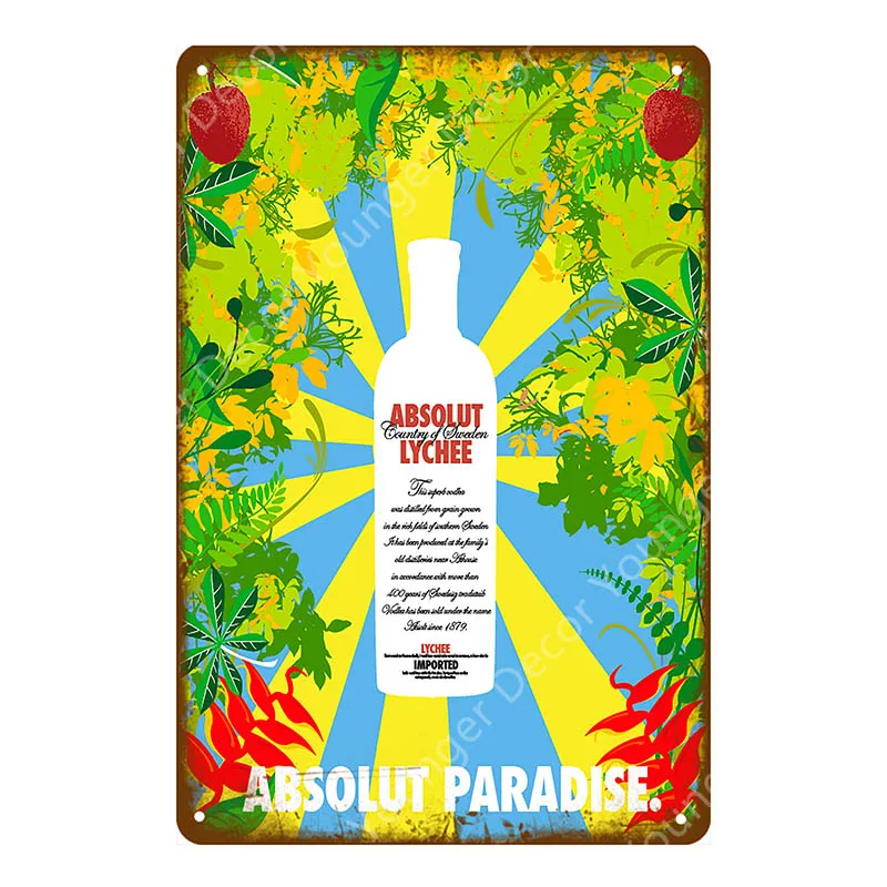 YD5138G Русская водка металлические знаки классический Absolut для водки, пива плакат паб клуб бар Домашний Декор винтажная табличка стена Стикеры ремесла - Цвет: YD5138G