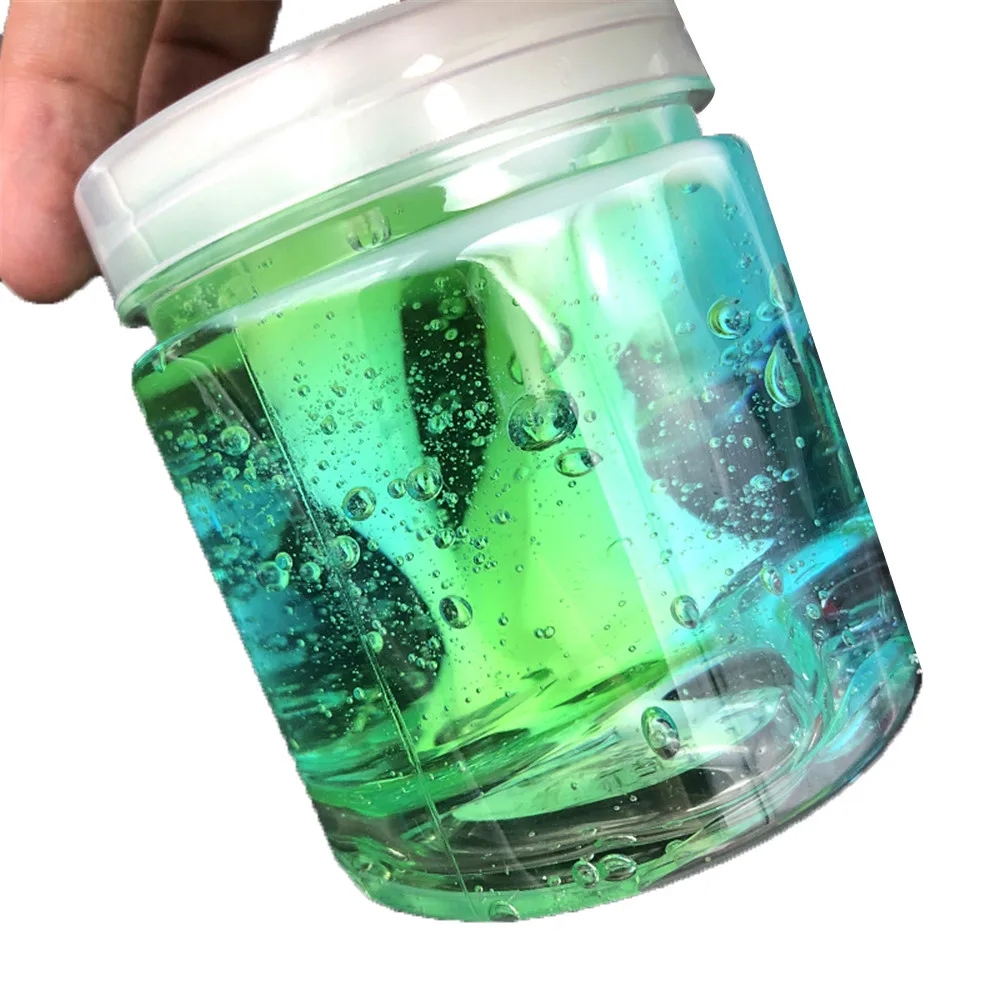 

Squeeze soft Beautiful Color Mixing Cloud Slime Putty Scented Stress Relief Kids Crystal Clay Toy Funny Gift Z0225