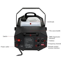 Wireless Remote Control 3000W Smoke Machine DJ DMX Stage Effect Professional LED Stage Equipment Fog Machine Christmas/Wedding 2
