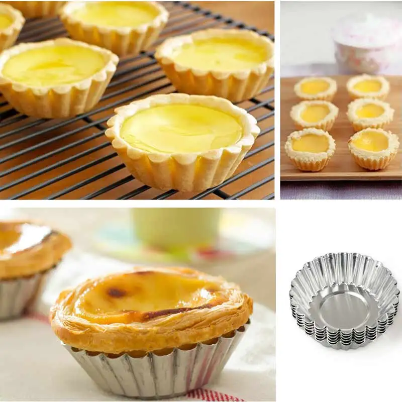 

10X Silver Cake Cupcake Liner Baking Cup Muffin Cup Cake Tool Bakeware Baking Pastry Tools Kitchen Dishes Pan Form Decorate