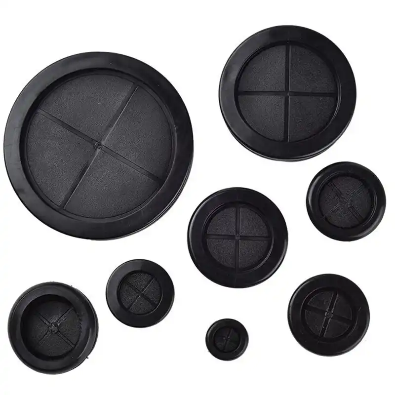 10pcs/lot Oval Rubber wire grommet gasket clamp Electric box inlet outlet Seal ring Dust plug