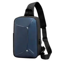 Для мужчин нейлон на молнии с принтом в виде букв; модная однотонная Для мужчин обувь для отдыха модные Водонепроницаемый нейлон Многофункциональный кросс-боди груди плечо нагрудная сумка*/