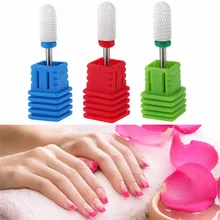 Новинка, 1 шт., керамическое твердосплавное сверло для ногтей с нано покрытием, инструмент для полировки ногтей